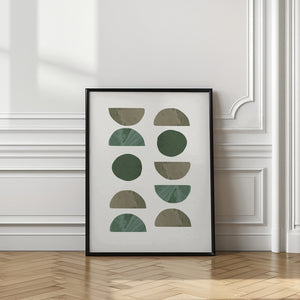 Art Prints of Collage Green