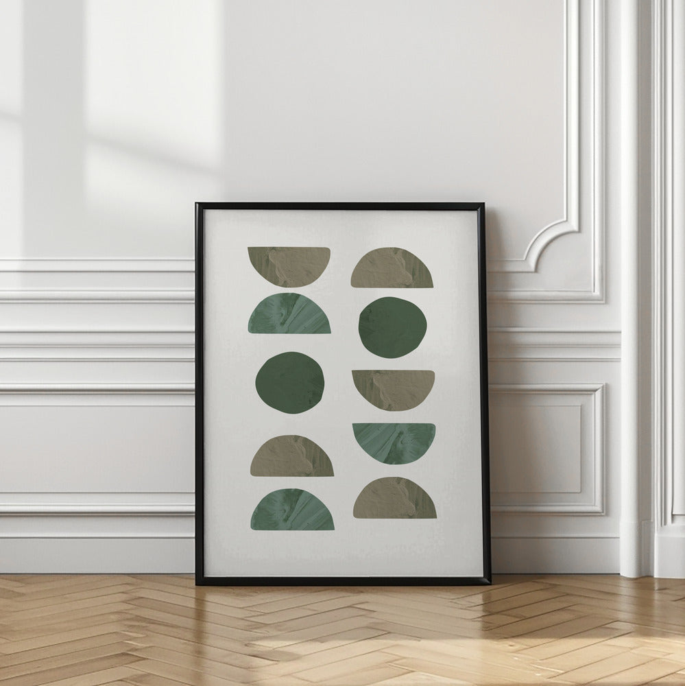 Art Prints of Collage Green
