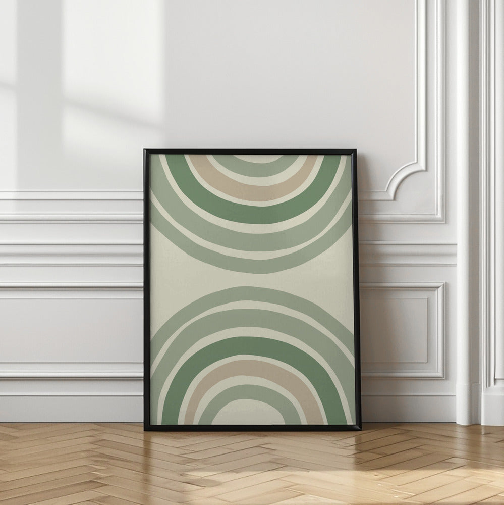 Art Prints of Green Rainbow