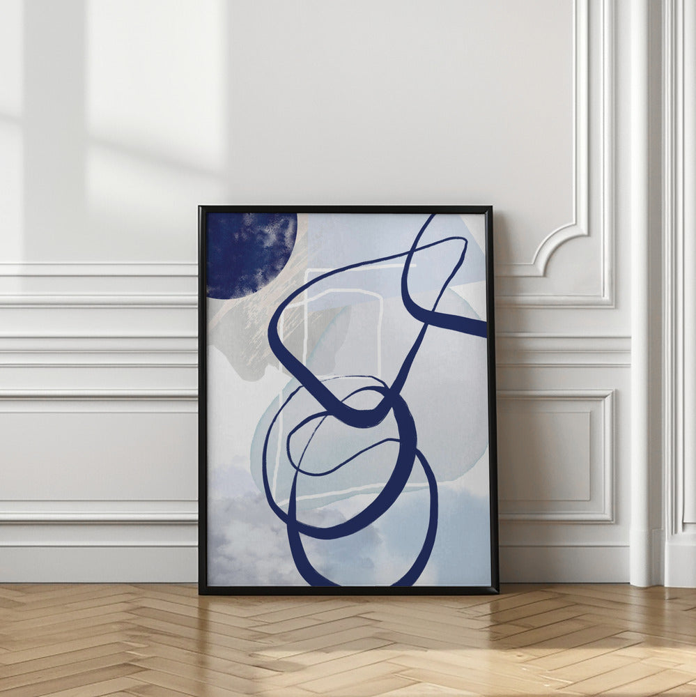 Art Prints of Lines of Blue-2