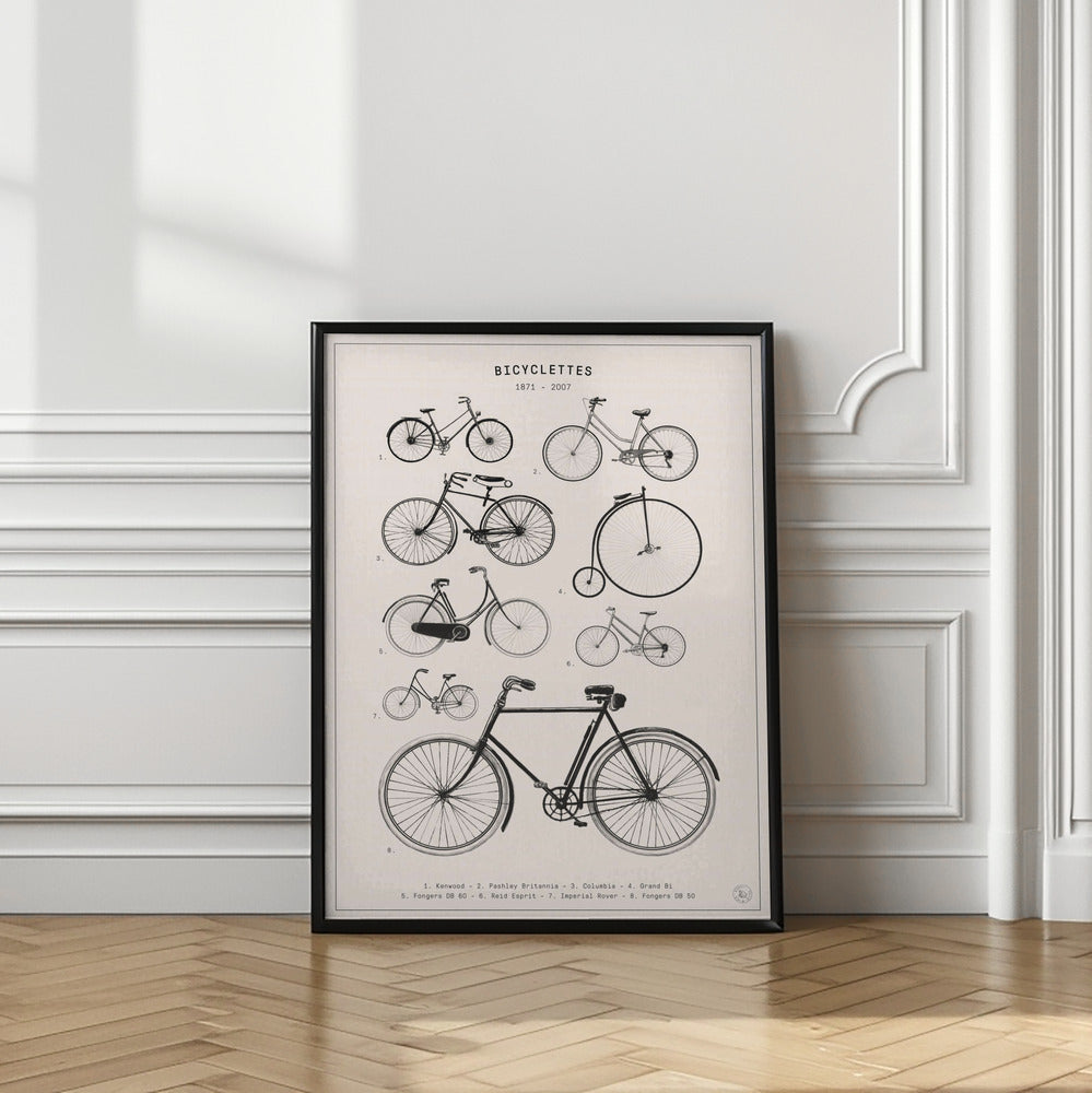 Art Prints of Bicyclettes