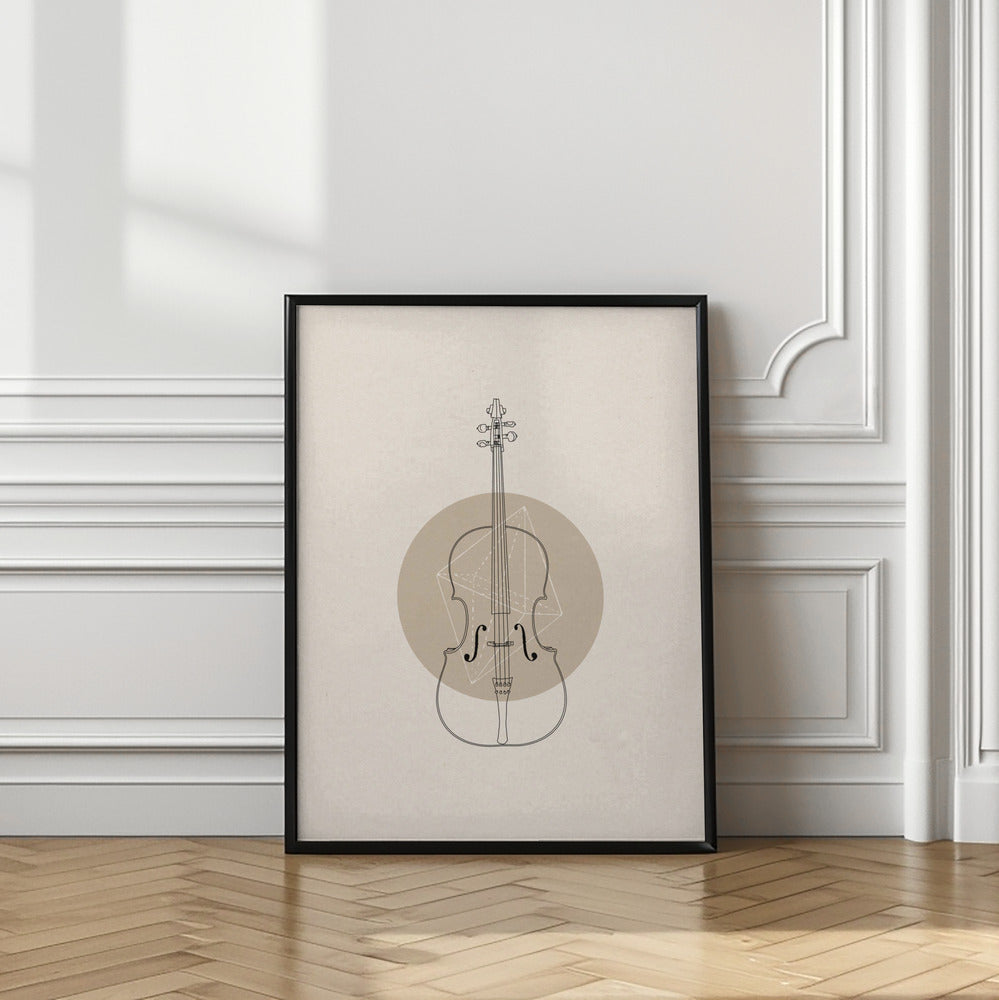 Art Prints of Cello Geo