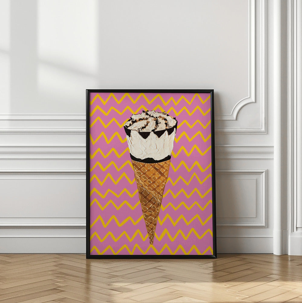 Art Prints of Cornetto Pink
