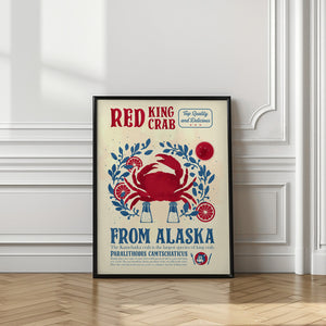 Art Prints of Crab kitchen print