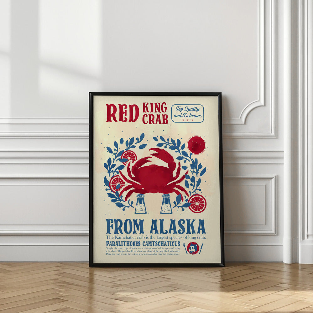 Art Prints of Crab kitchen print