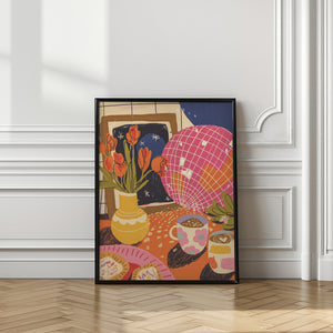 Art Prints of Disco tea II
