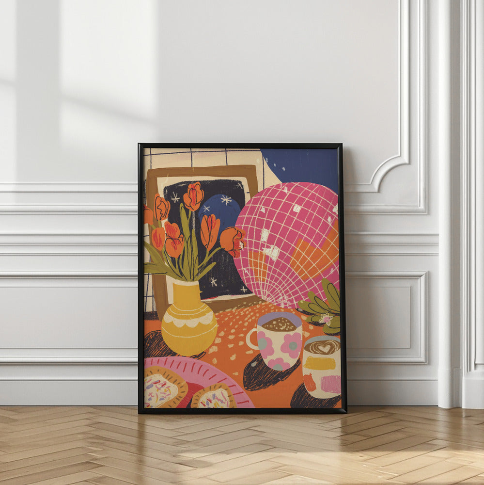 Art Prints of Disco tea II
