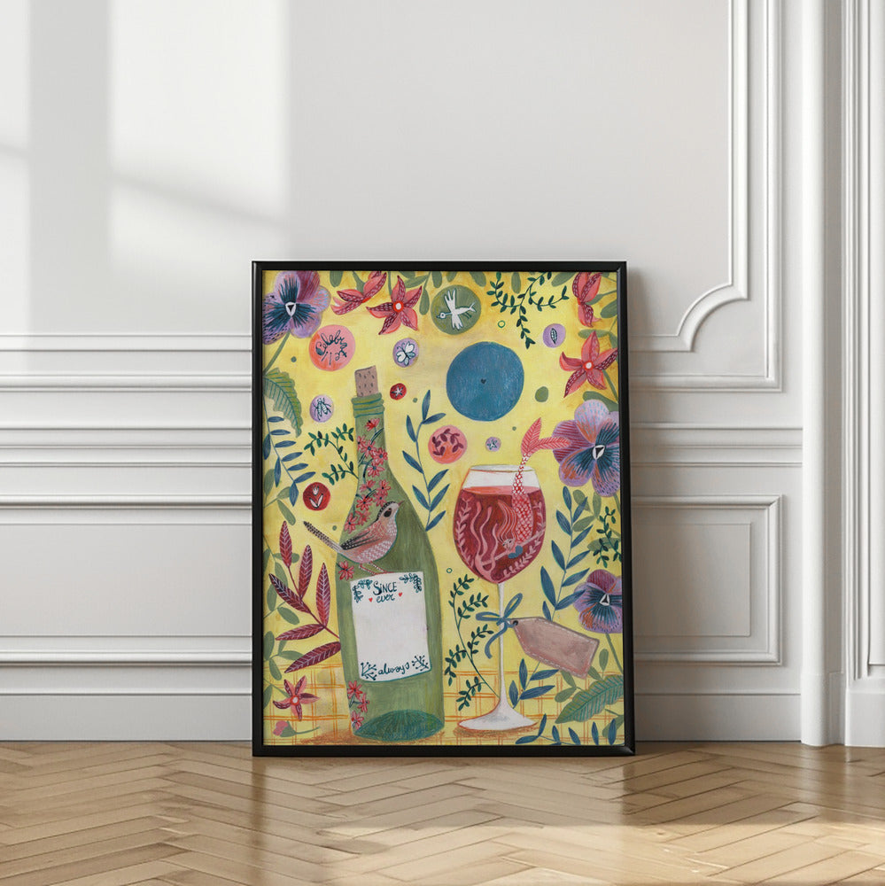 Art Prints of Mermaid Wine