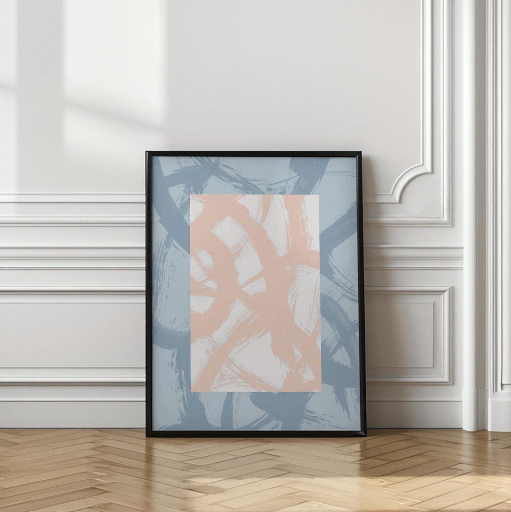 Art Prints of Abstract Brush Strokes 98A