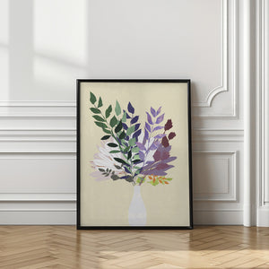 Art Prints of Dried Floral Milk Jug