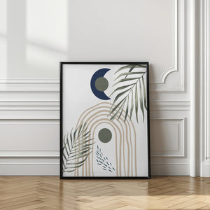 Art Prints of Boho Green Blue 4