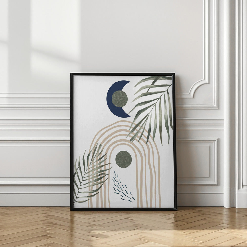 Art Prints of Boho Green Blue 4