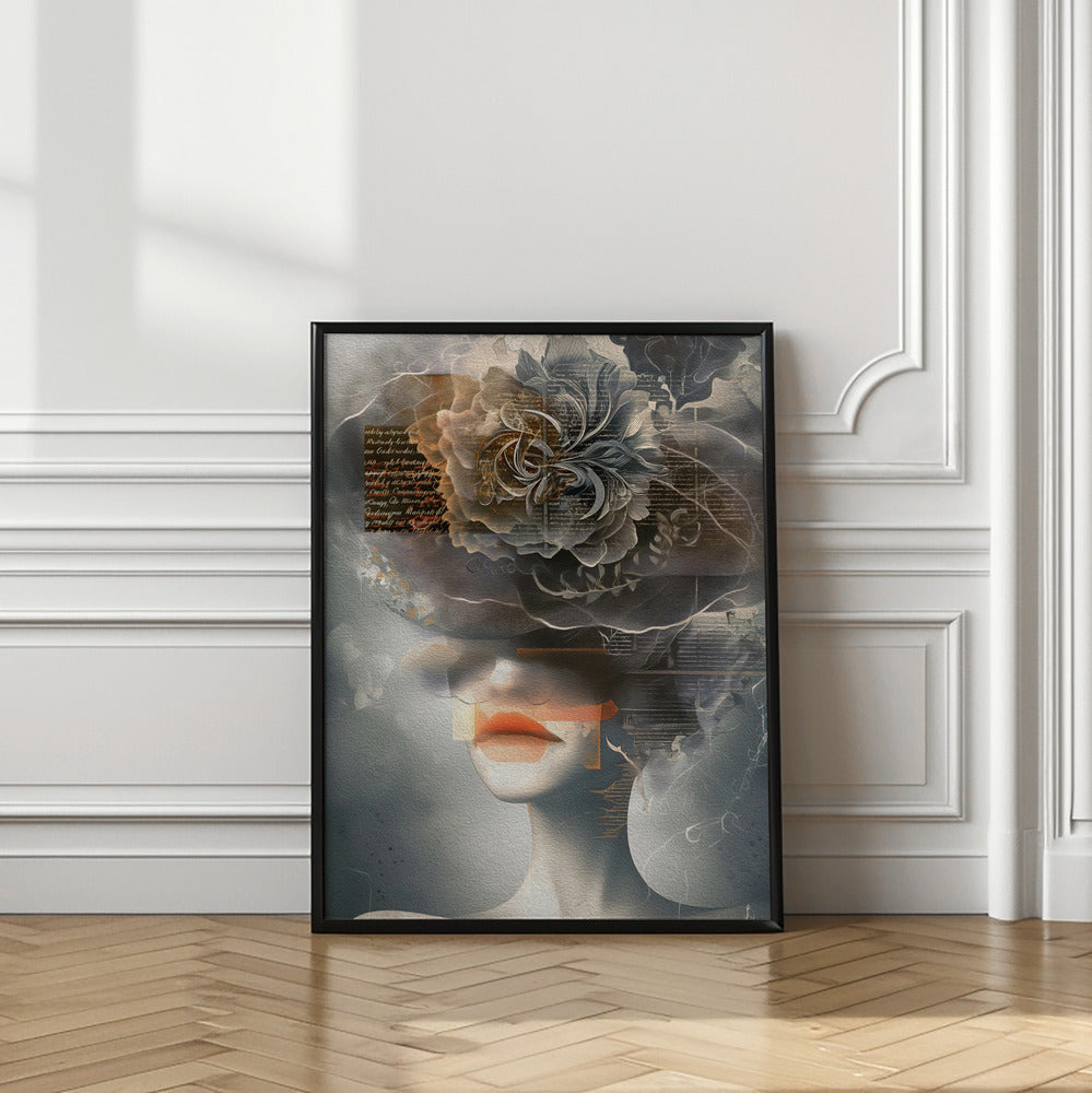Art Prints of Lady In Hat No 1