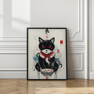 Art Prints of Cat & the bowl