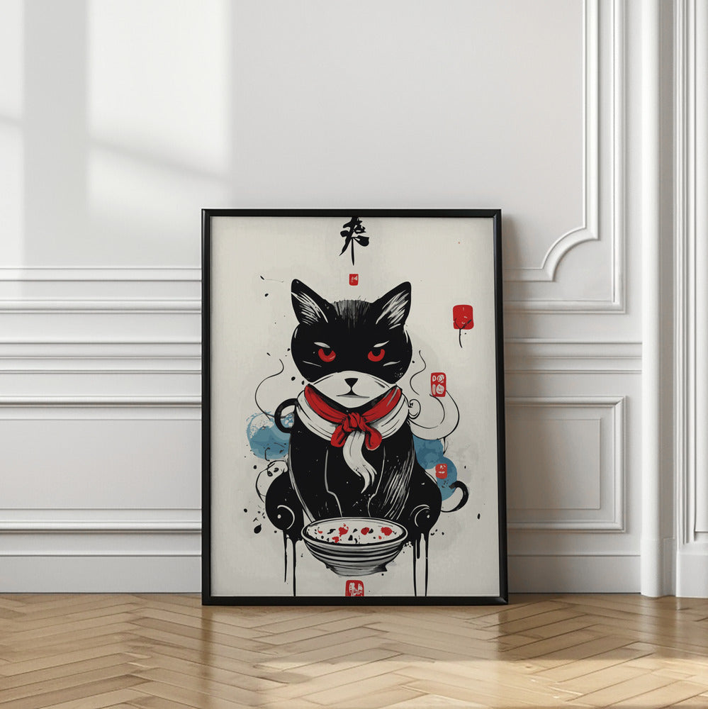 Art Prints of Cat & the bowl