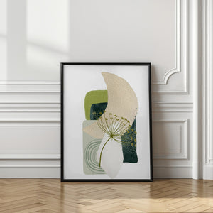 Art Prints of Green Shapes 2