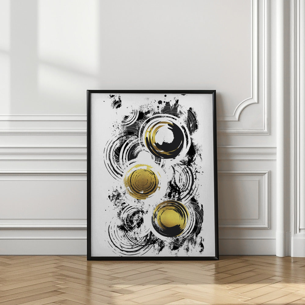 Art Prints of ABSTRACT ART Raving Circles