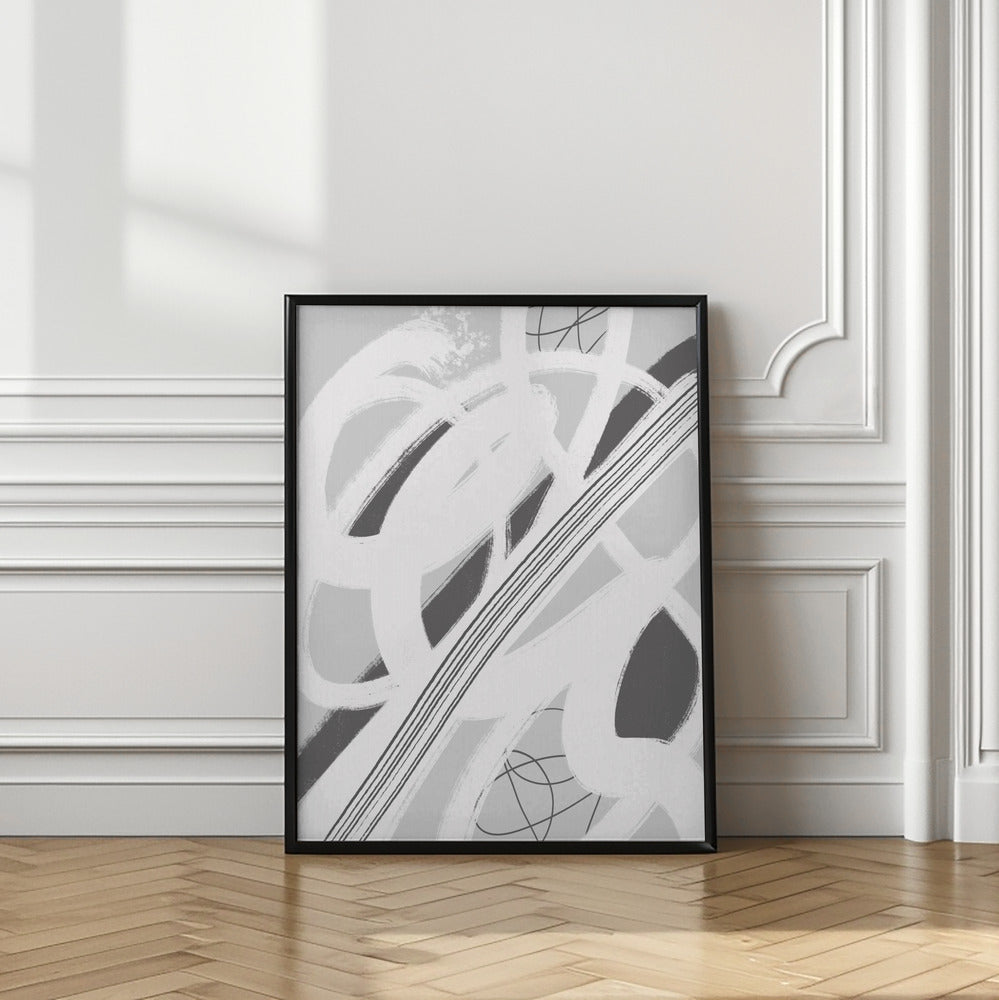 Art Prints of Abstract Painting No. 11 - Chaos and silence