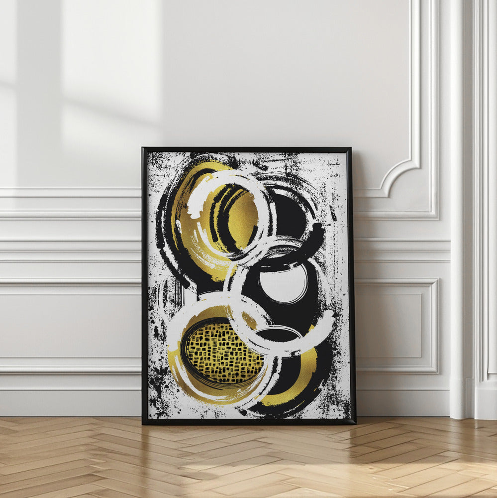 Art Prints of Abstract Painting No. 2 | gold