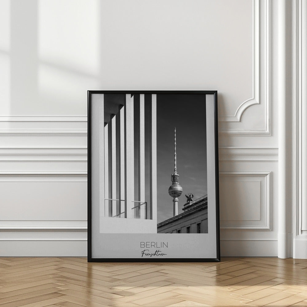Art Prints of In focus: BERLIN Television Tower & Museum Island