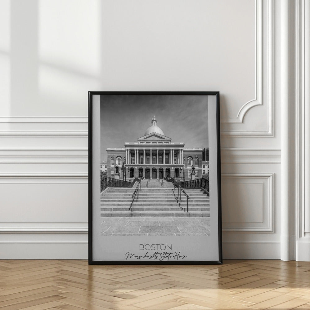 Art Prints of In focus: BOSTON Massachusetts State House