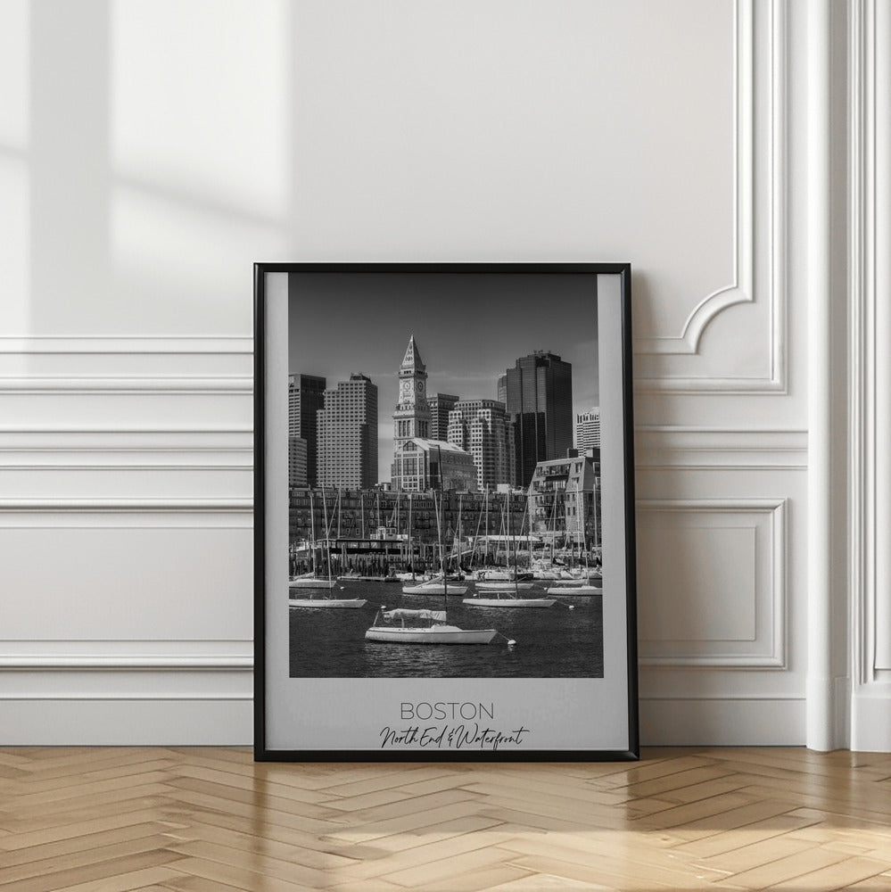 Art Prints of In focus: BOSTON Skyline North End & Waterfront