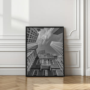 Art Prints of BOSTON Monochrome Old State House