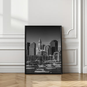 Art Prints of BOSTON Skyline North End & Financial District