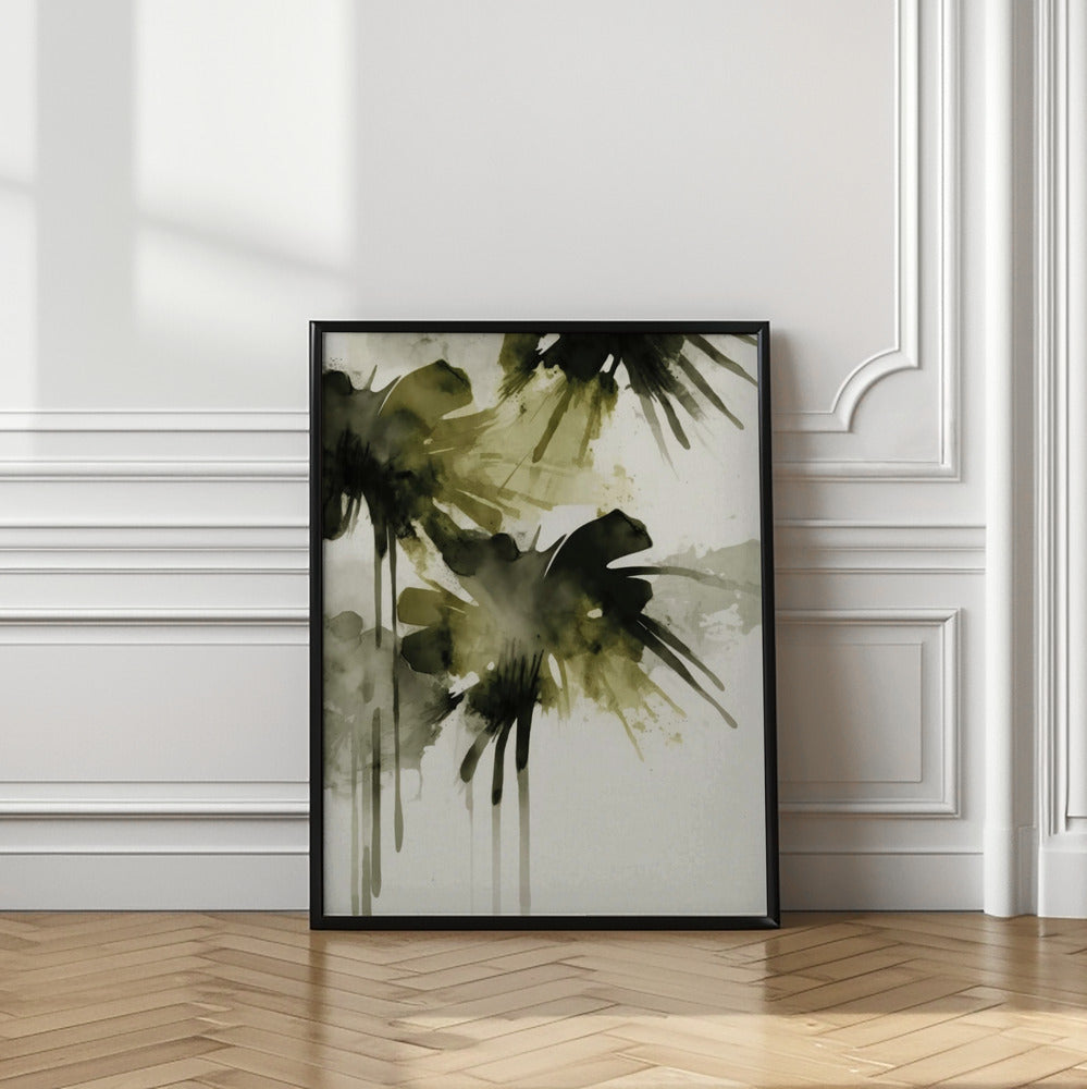 Art Prints of Green flowers no 2