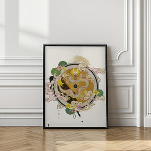 Art Prints of Yellow Dragon of the Center