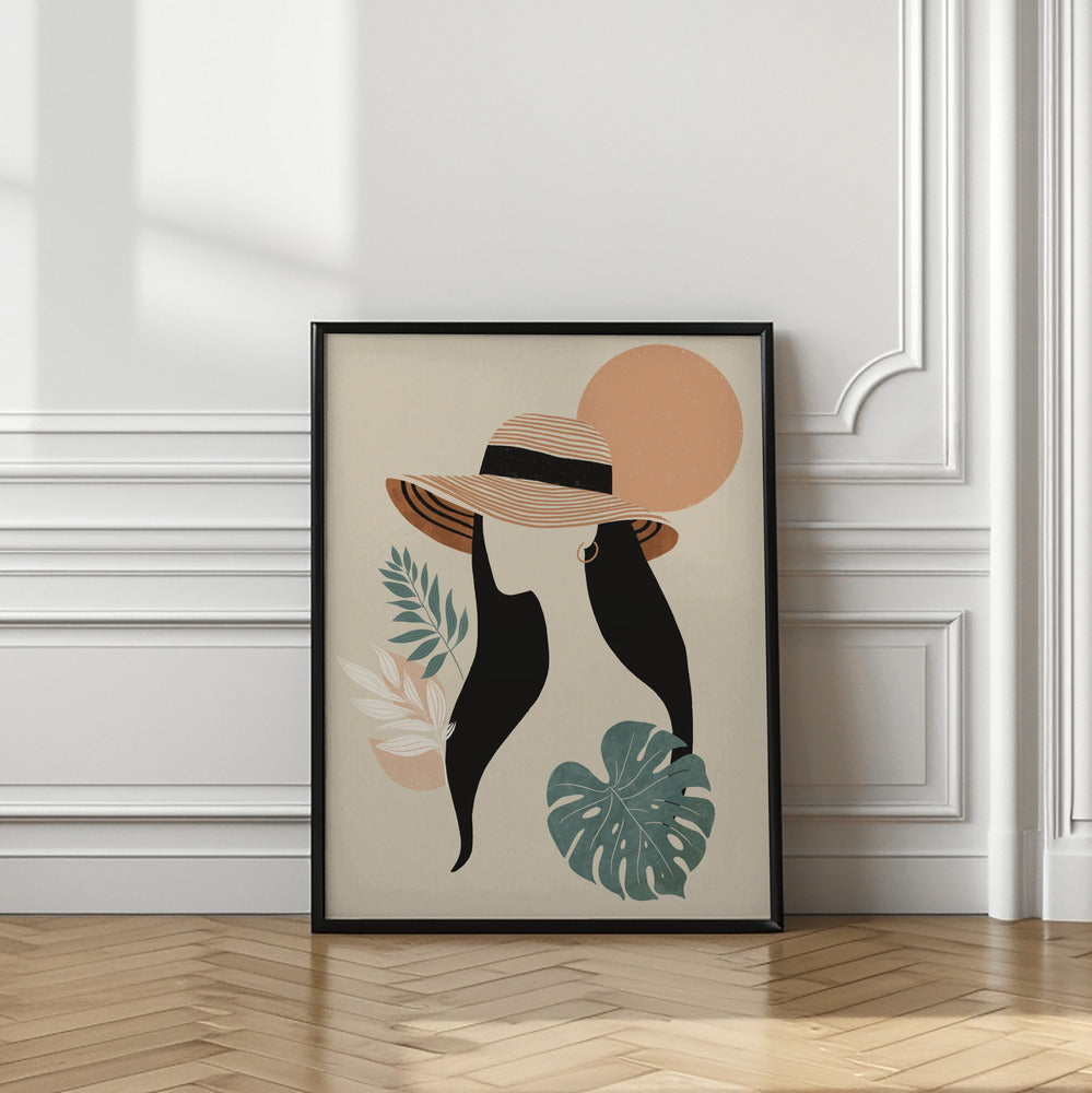 Art Prints of Retro Monstera 03
