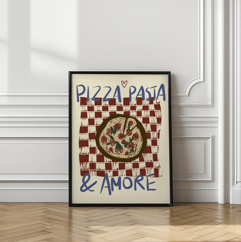 Art Prints of Pizza Pasta & Amore