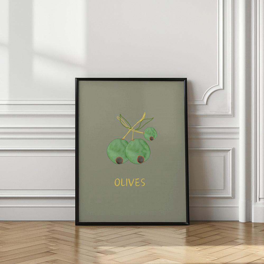 Art Prints of Olives in Green
