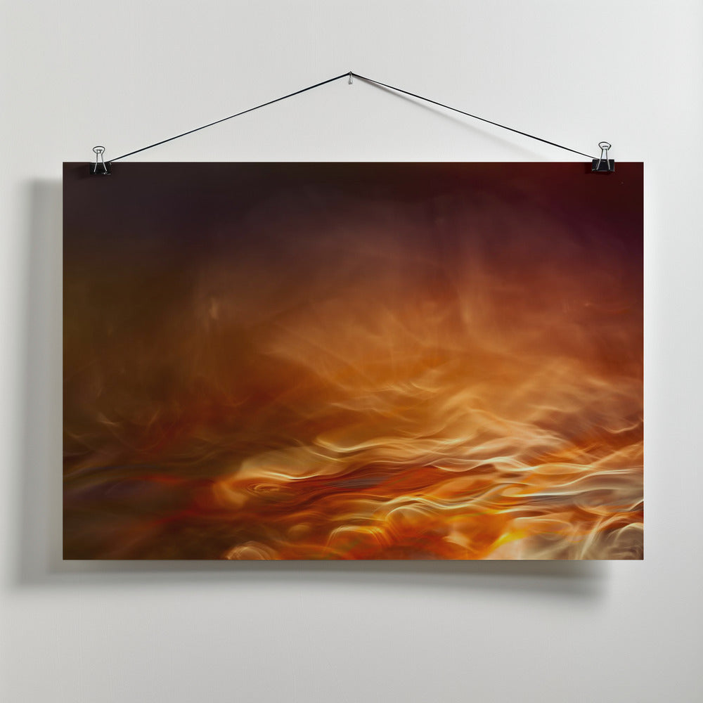 Art Prints of Burning water