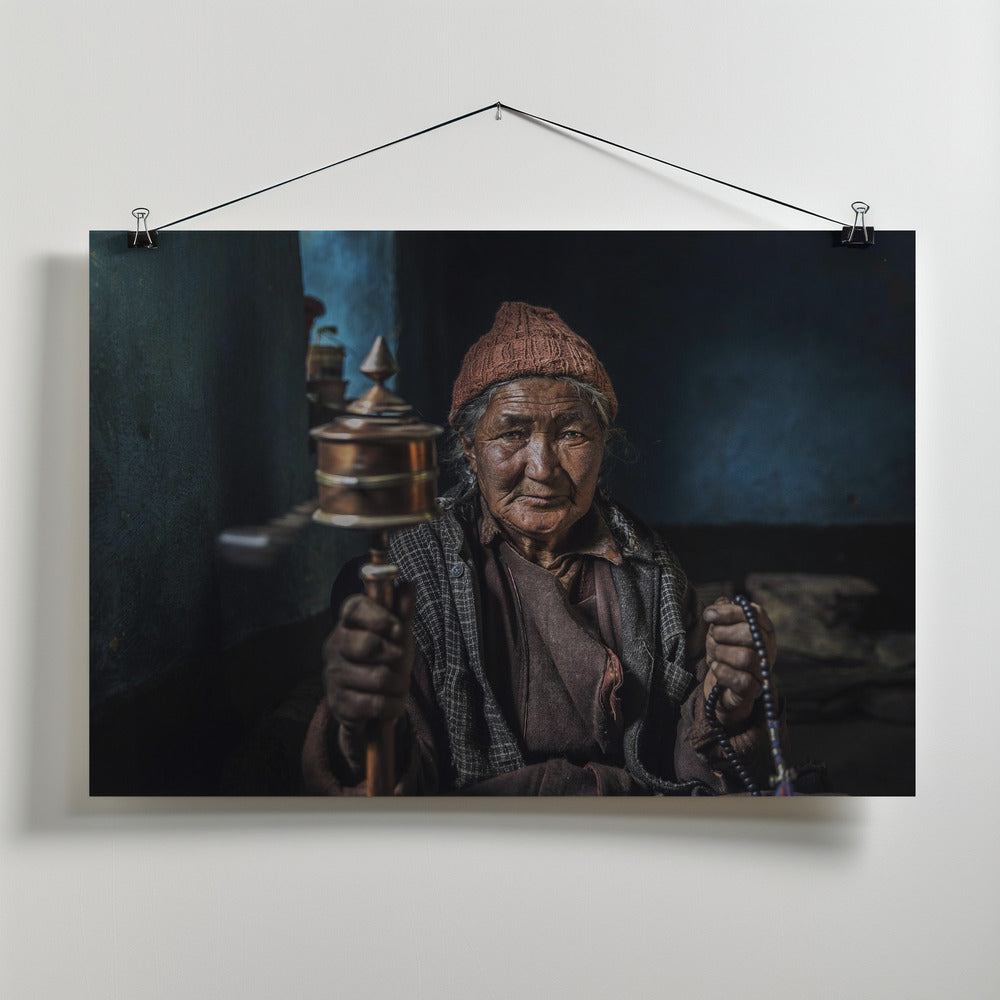 Art Prints of Live peacefully