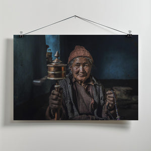 Art Prints of Live peacefully