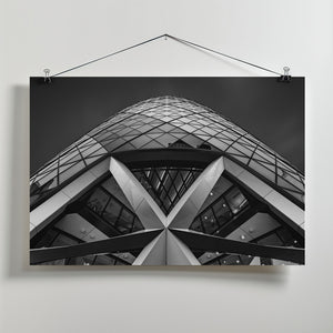 Art Prints of Zigzag (The  Gherkin)