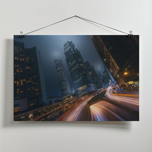 Art Prints of Driving Hong Kong