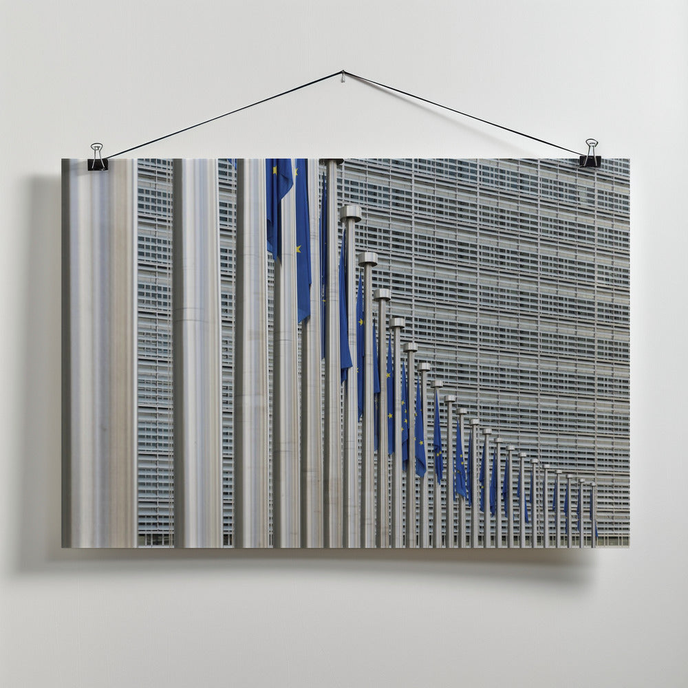 Art Prints of Flag parade