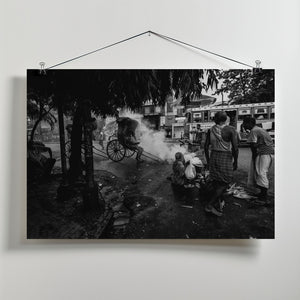 Art Prints of Streets of Colcatta - India