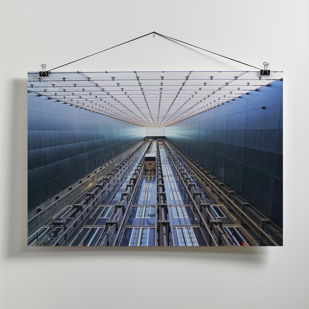 Art Prints of skyscraper elevators