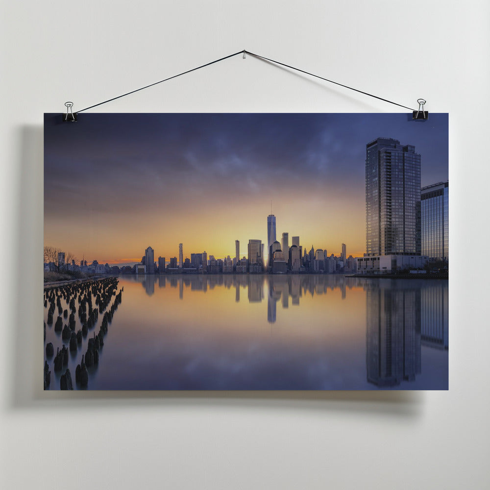 Art Prints of Sunset from Jersey