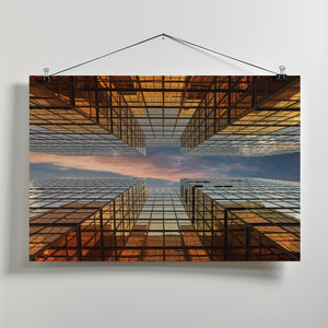 Art Prints of Golden Mirrors