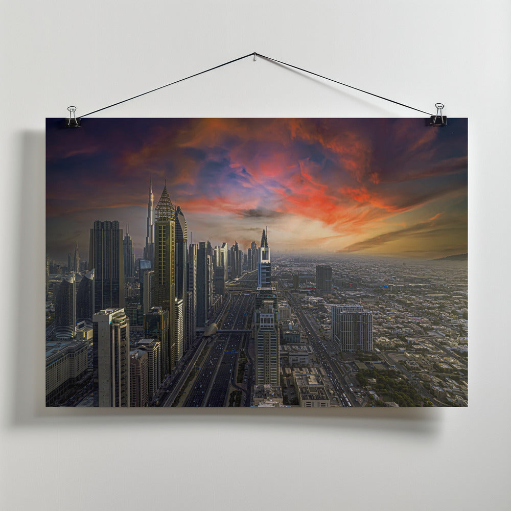 Art Prints of Dubai Above
