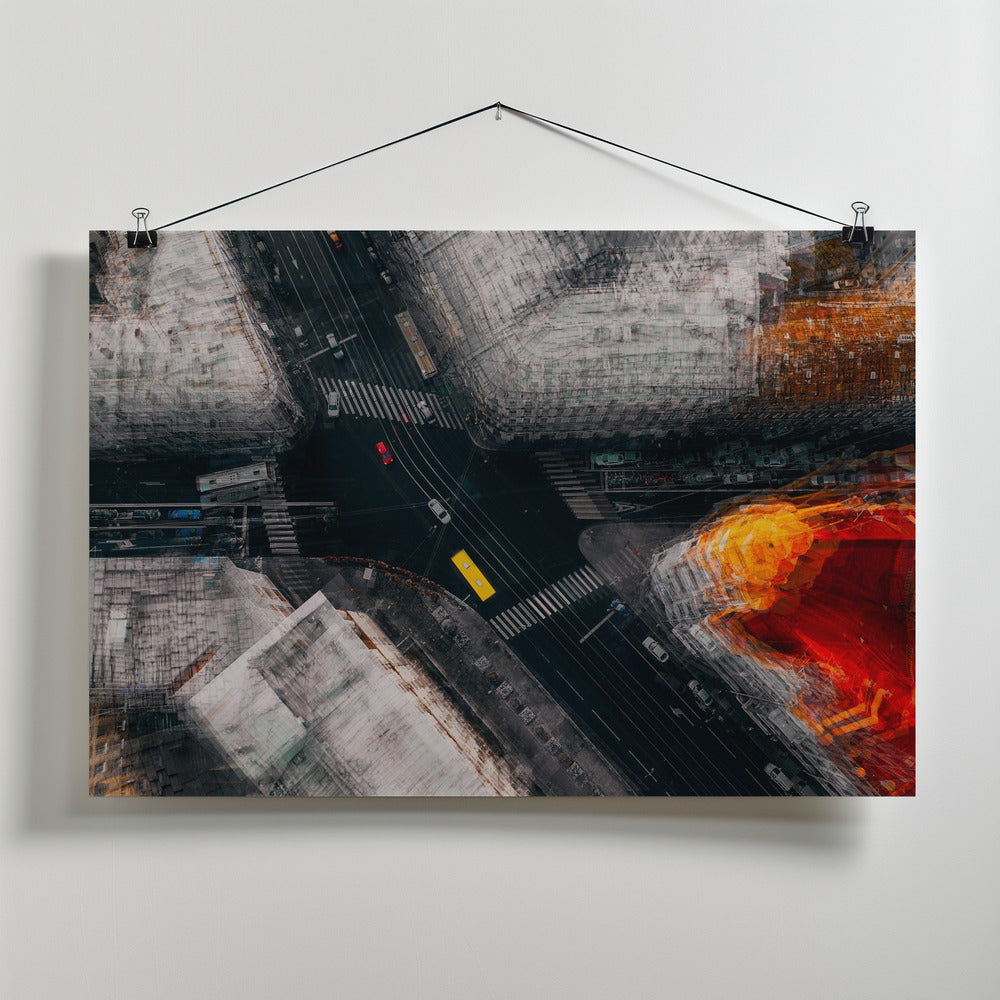 Art Prints of Moscow crossroad