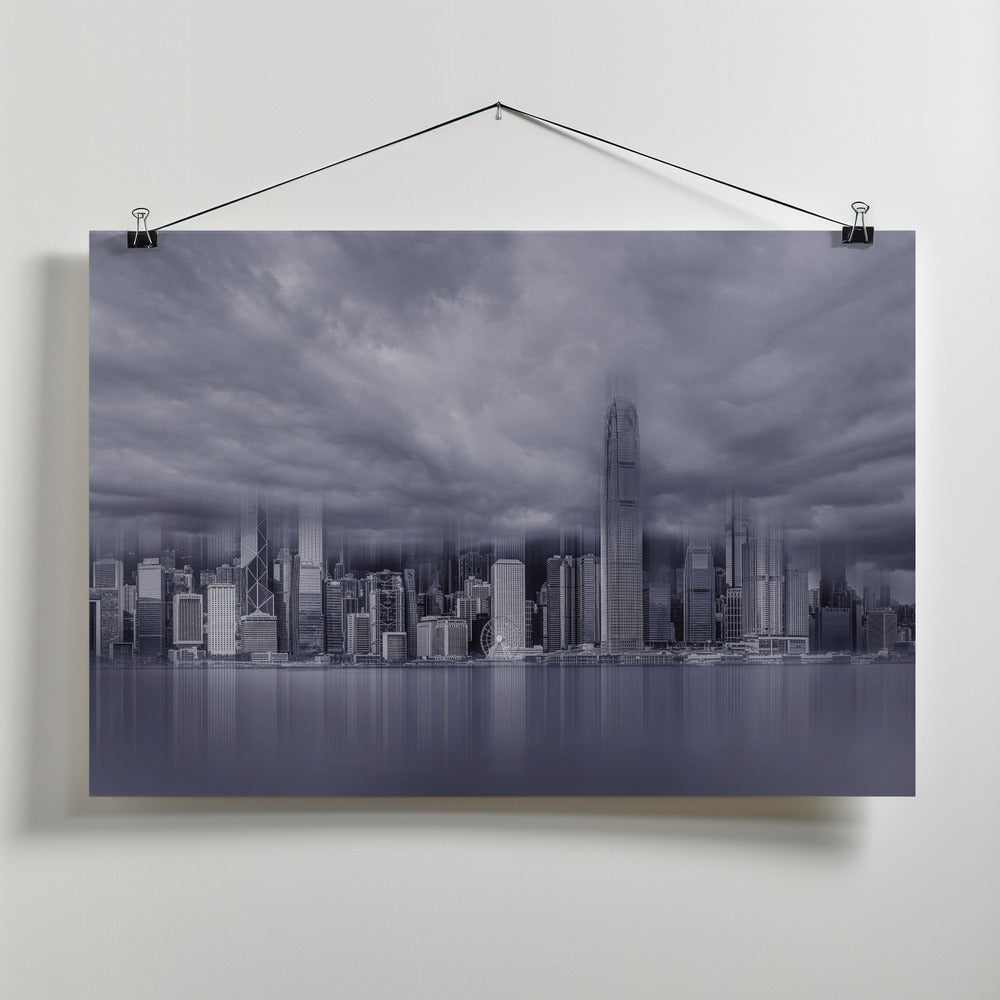 Art Prints of A view of Victoria Harbor in Hongkong