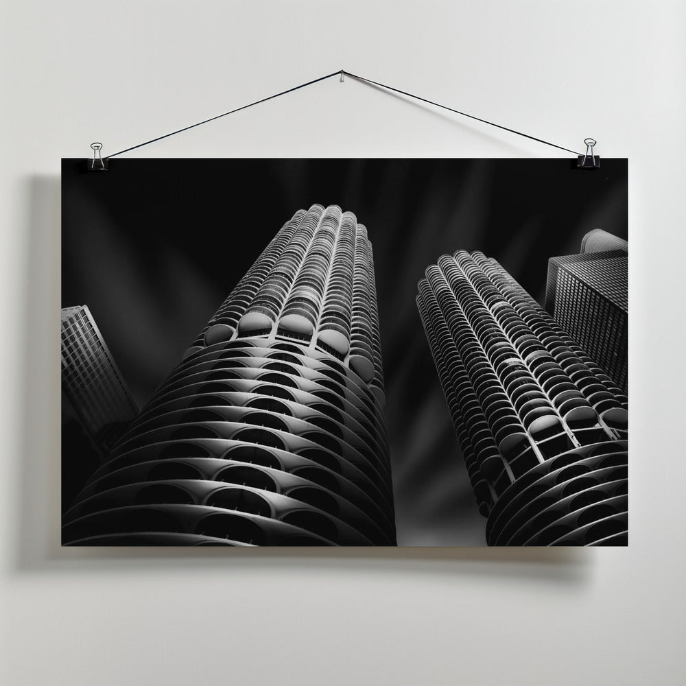 Art Prints of Marina City (Corn Cob)