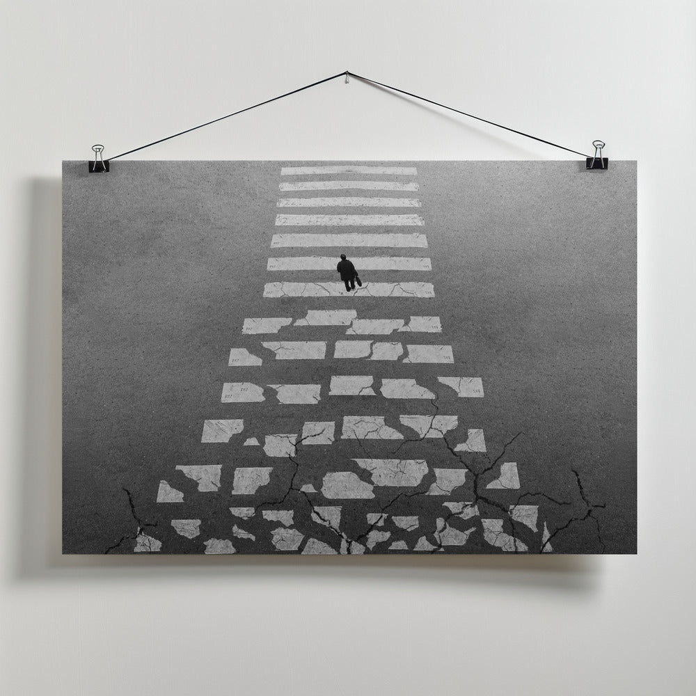 Art Prints of Route without return