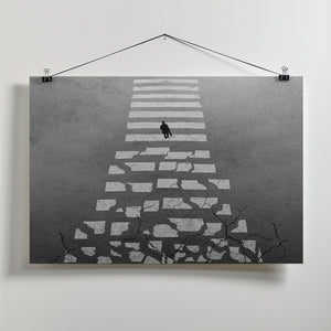 Art Prints of Route without return