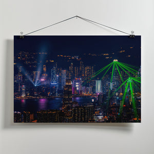 Art Prints of Victoria Harbour Light Show